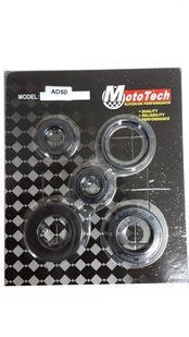 Сальник двигуна SUZUKI Address 50/100 5шт (17*27*6, 17*28*5, 24*43*6, 27*40*6) Mototech