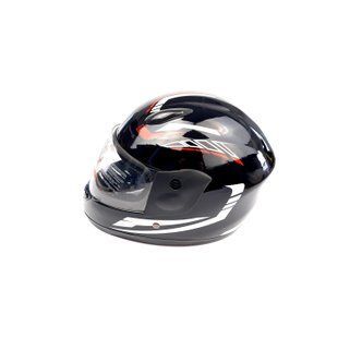 Шлем детский интеграл (mod: F2-801) (size XS, BLACK/RED)