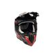 Шлем кроссовый EXDRIVE (size: L, черно-красный глянцевый, EX-806 Spider) - 7