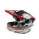 Шлем кроссовый EXDRIVE (size: L, черно-красный глянцевый, EX-806 MX) - 1