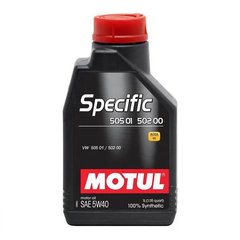 Моторное масло Motul Specific 505-502 5W-40 (1Л, синтетическое), Франция