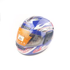 Шлем закрытый WLT-106 (size: L, синий) MotoTech