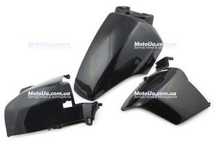 Переднє крило (пластик) Honda LEAD AF-20 (ЧОРНИЙ)