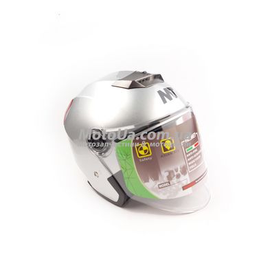 Шлем открытый 858 (size S, серый) Mototech
