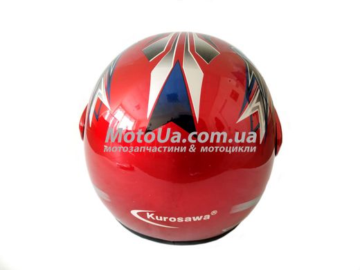 Шлем закрытый 802 (красный) KUROSAWA M-T