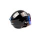 Шлем открытый R5 (size: L, черный глянцевый, тонированное стекло) - 4