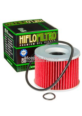 Фільтр оливний (D=76, H=56) HF401 для мото, HIFLO