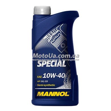 Масло 4T, 1л (напівсинтетика, 10W-40 Special) MANNOL