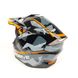 Шлем кроссовый EXDRIVE (size: M, черно-оранжевый глянцевый, EX-806 MX) - 3