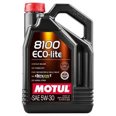 Моторное масло Motul 8100 Eco-lite 5W-30 (5Л, синтетическое), Франция