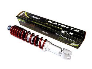 Амортизатор Honda DIO 34/35, ZX, LEAD, GY6 310mm, регулируемый (красный) NAIDITE