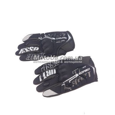 Рукавички Spurtt (size: XL, чорні, текстиль із накладкою на кисть) RS-07