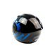 Шлем детский интеграл (mod: F2-801) (size XS, BLACK/BLUE) - 3