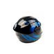 Шлем детский интеграл (mod: F2-801) (size XS, BLACK/BLUE) - 4