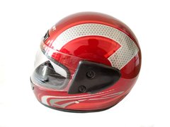 Шлем закрытый HF-101/501 (size: S, красный) KUROSAWA-MT