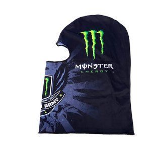 Підшоломник чорний з малюнком MONSTER ENERGY
