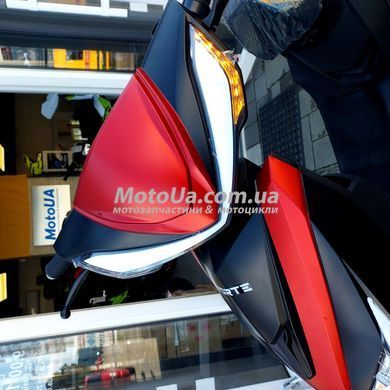 Электроскутер Forte Leon Pro 2500, Черно-красный