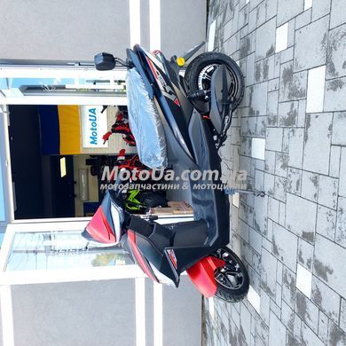 Электроскутер Forte Leon Pro 2500, Черно-красный