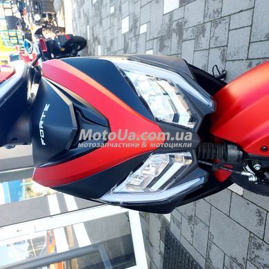 Электроскутер Forte Leon Pro 2500, Черно-красный
