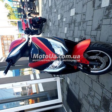 Электроскутер Forte Leon Pro 2500, Черно-красный