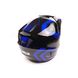 Шлем кроссовый VIRTUE (size: L, черно-синий, MD-905) - 5