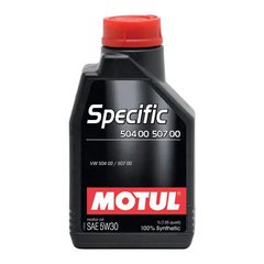 Моторное масло Motul Specific 504-507 5W-30 (1Л, синтетическое), Франция
