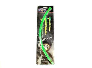 Наклейка на колесо 16-17 MONSTER (зелена, світловідбиваюча)