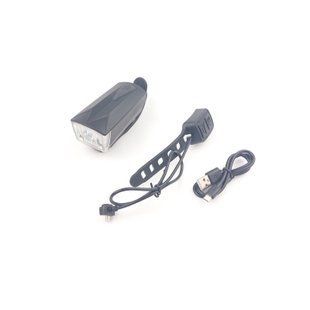 Фара вело BC-FL1592 190лм LED питание Li-on 1200mAh с эл звонком USB