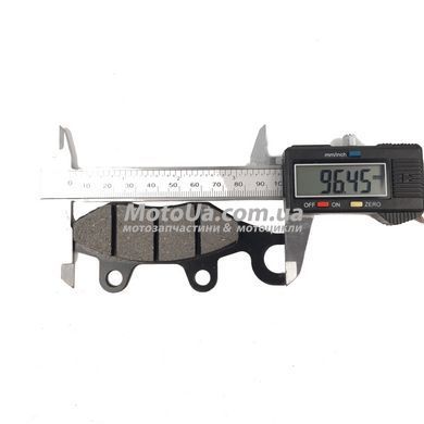 Колодки гальмівні (диск) праве вухо Viper/RACE/STORM/CG/СВ/HONDA 125/LIFAN/KYMCO/Loncin/Forte TVR