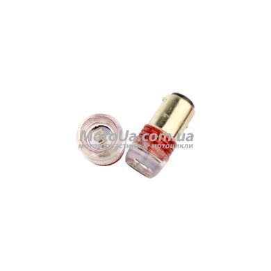 Лампа стопа (диодная) 12V 21/5W S25 с линзой, 2шт
