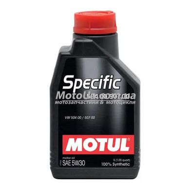 Моторне масло Motul Specific 504-507 5W-30 (1Л, синтетичне), Франція