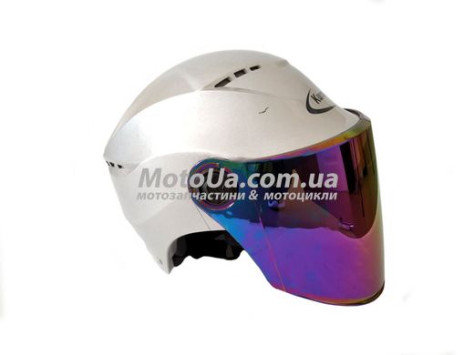 Шлем открытый R5 (size: L, cерый, тонированное стекло)