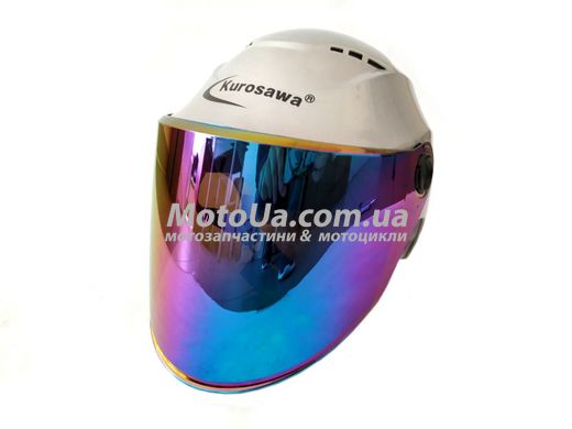 Шлем открытый R5 (size: L, cерый, тонированное стекло)