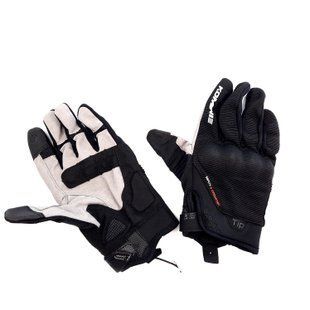 Рукавиці Komine (size: M, чорні, текстиль з накладкою на кисть, GK-183)