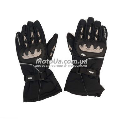 Рукавиці AXE RACING (size: XL, чорно-сірі, теплі мотоциклетні)