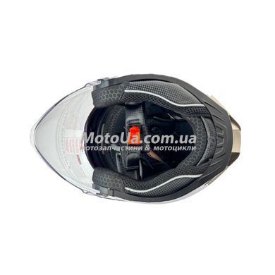 Шлем открытый EXDRIVE + очки (size: XS, белый матовый, EX-586)