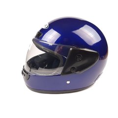 Шлем закрытый HF-101 (size: S, синий глянцевый)