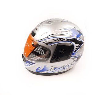 Шлем закрытый WLT-106 (size: L, серый) MotoTech