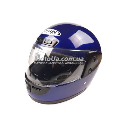 Шлем закрытый HF-101 (size: S, синий глянцевый)