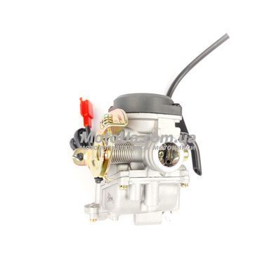 Карбюратор 4T GY6 80 затвор 18 mm, пластикова кришка LIPAI