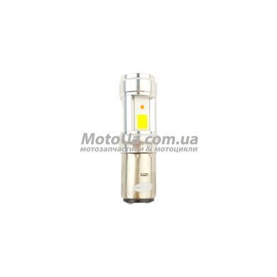 Лампа фары BA20D H6 12V 9-85V (диодная, белая)
