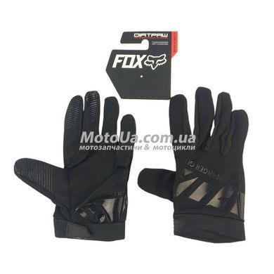 Рукавиці вело FOX RG-01 сенсорний палець (size:M, чорні)