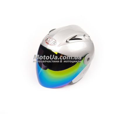 Шлем открытый HF-210 (size: S, серый, тонированное стекло) Mototech