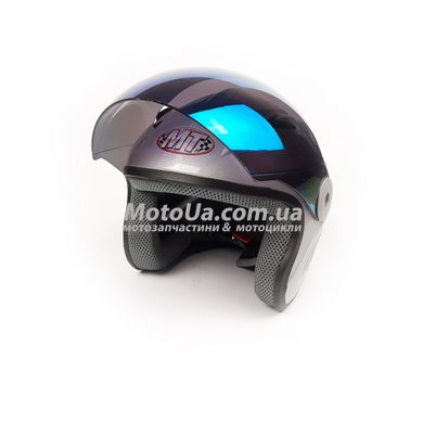 Шлем открытый HF-210 (size: S, серый, тонированное стекло) Mototech