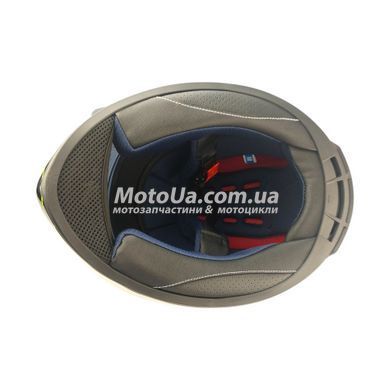 Шолом закритий №111 (29) (size: S, чорно-зелений) MotoTech