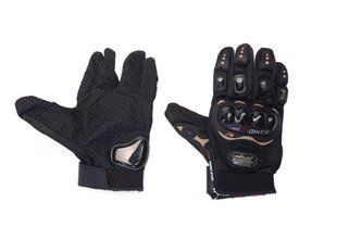 Рукавиці PRO BIKER MCS-01 (size: L, чорні, текстиль з накладкою на кисть)