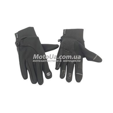 Перчатки зимние сенсорный палец (size: L, черные) на мото квадро Kyncilor