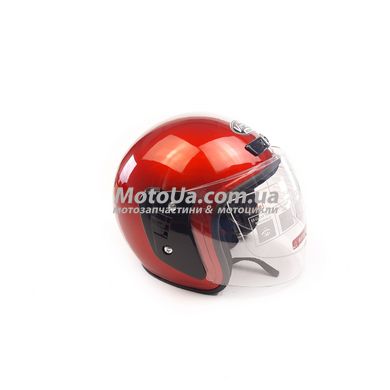 Шлем открытый B-201 (красный) ТАТА