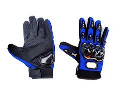 Перчатки PRO BIKER MCS-01 (size: XL, синие, текстиль с накладкой на кисть)