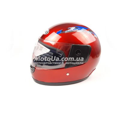 Шлем закрытый S-101 (красный, size: M) SAFE